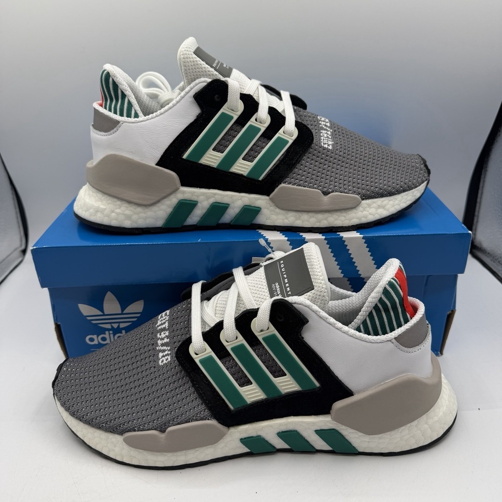 Adidas EQT Support 91/18 Shoes Mens 8.5 Black Granite Sneakers Originals AQ1037